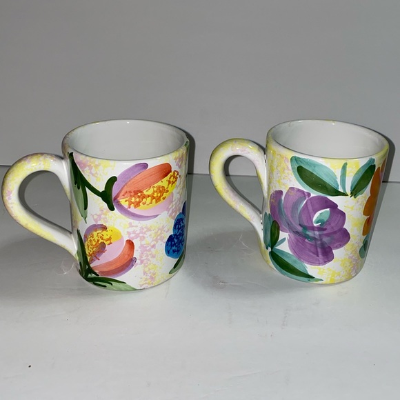 Vintage Starbucks made in Italy floral cups - Picture 2 of 4